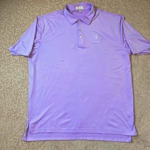 Peter Millar XL lavender Golf polo